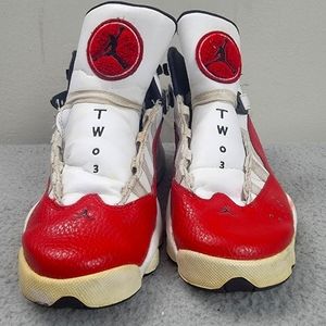 Size 5y - Jordan 6 Rings White University Red